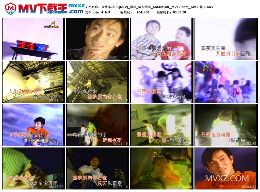 刘德华-花心(MTV)_国语_流行歌曲_MA301288